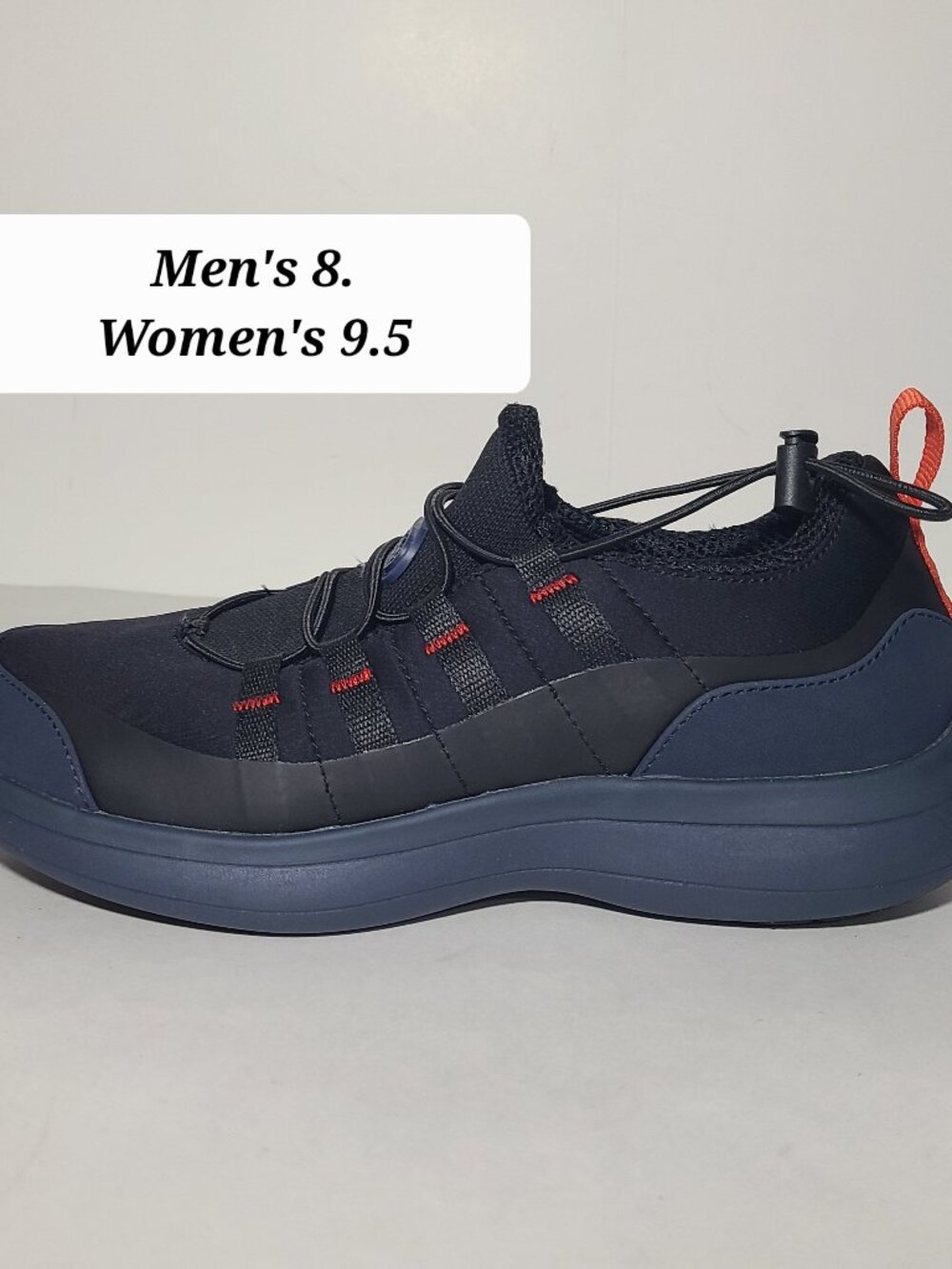 Snibbs Orbit H&B Black/Blue Women's 9.5 Men's 8 Shoes EUC